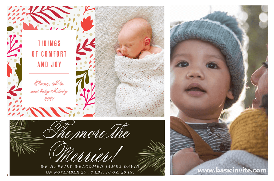 20 Ways to Introduce Your New Baby on Your Christmas Cards