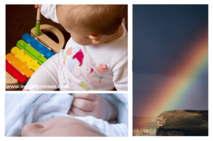 List of Baby names that means Rainbow