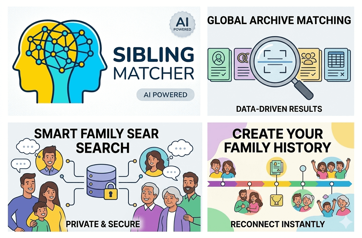 How to Find Biological Siblings with AI Name Matching: A Complete Guide