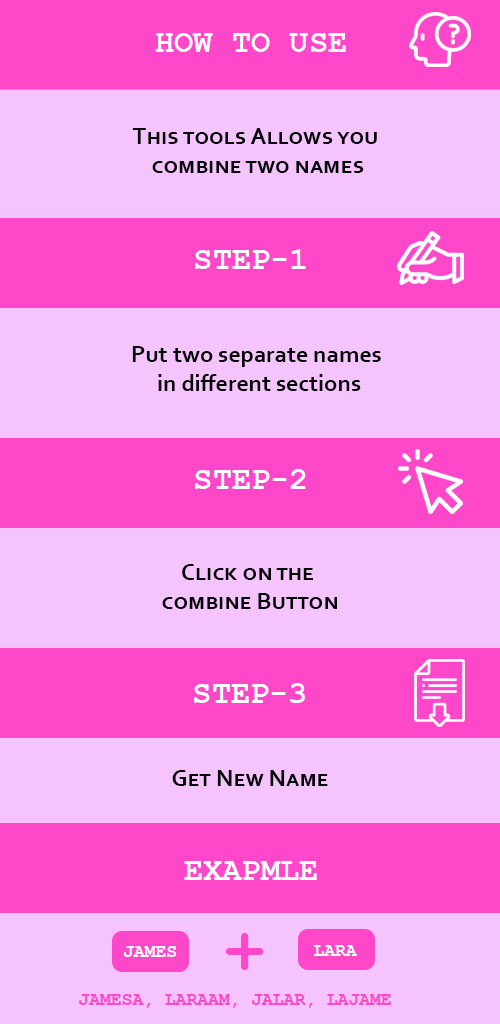 how to use name combiner